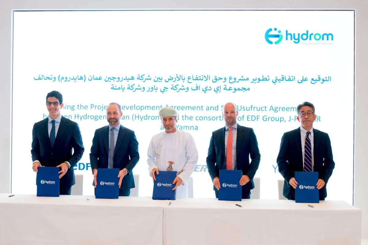 EDF Group J-Power and Yamna Consortium Awarded a 1 Mtpa Green Ammonia Project in Oman