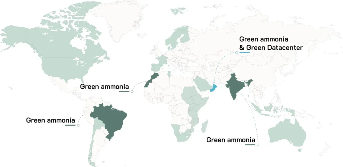 YAMNA OUR PROJECTS MAP